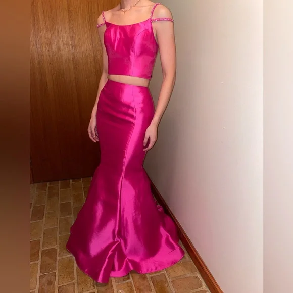 Blush Dresses | 2 Piece Hot Pink Prom/ Pageant Dress | Color: Pink | Size: 6 | H24white's Closet